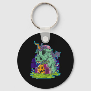 Zombie Unicorn Halloween Costume Ghost-Mummy  Key Ring