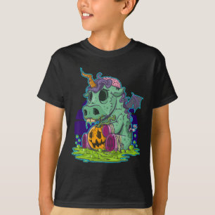 Zombie Unicorn Halloween Costume Ghost-Mummy  T-Shirt