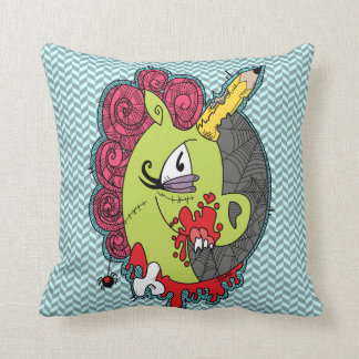 Zombie Unicorn Pillow