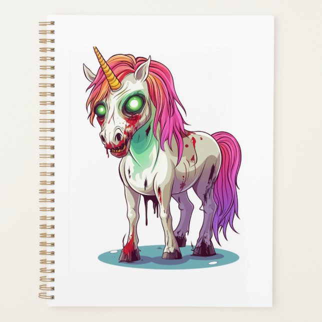  Zombie Unicorn Planner (Front)