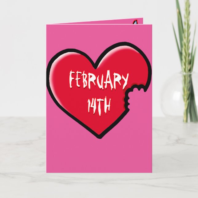 Zombie Valentine Holiday Card (Front)