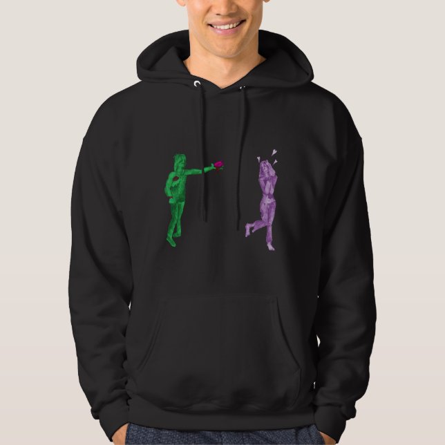 Zombie Valentines Day Hoodie (Front)
