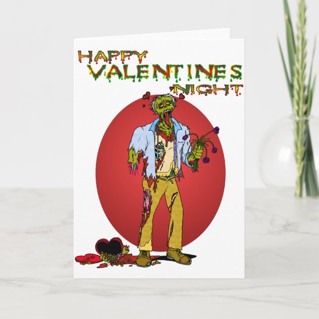 Zombie Valentines Holiday Card (Front)