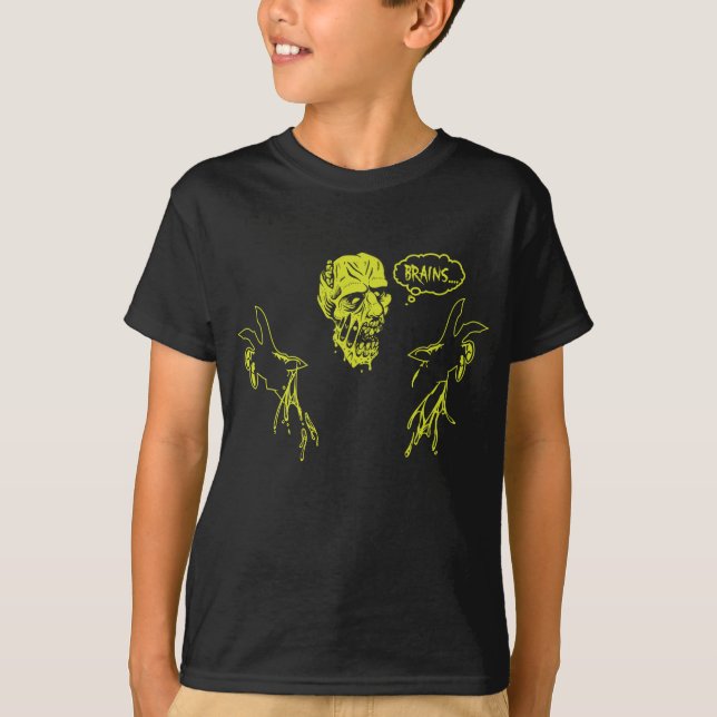 Zombie Wants Brains T-Shirt (Front)