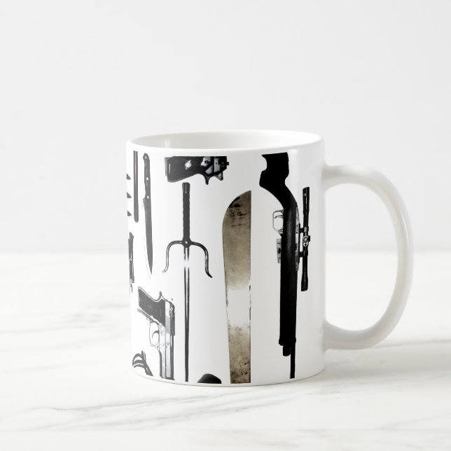 Zombie Weapons Coffee Mug (Right)