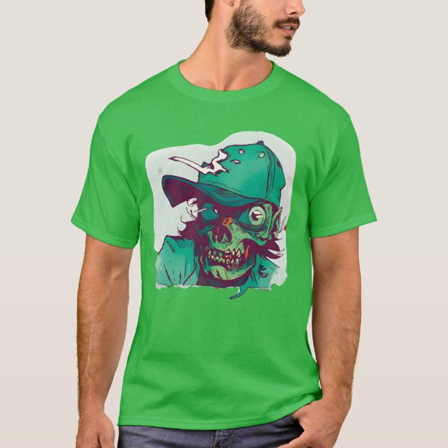 Zombie with Hat girl T-Shirt (Front)