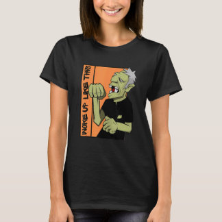 Zombie Woke Up Like This Halloween T-Shirt