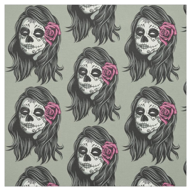 Zombie Woman custom colour fabric (Swatch)