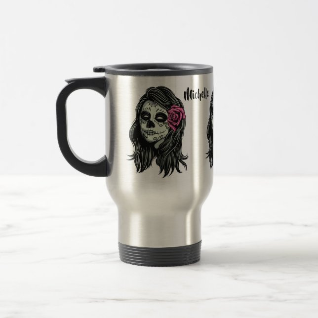 Zombie Woman custom name mugs (Left)