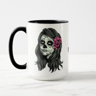 Zombie Woman custom name mugs