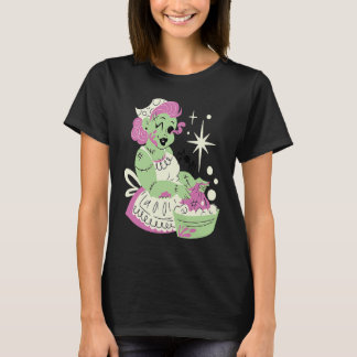 Zombie Woman Mum Clean Halloween T-Shirt