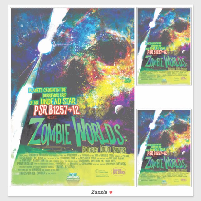 Zombie Worlds Halloween Galaxy of Horrors (Sheet)
