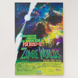 Zombie Worlds Halloween Galaxy of Horrors Jigsaw Puzzle