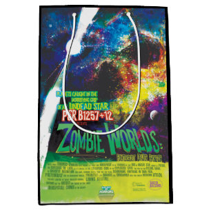 Zombie Worlds Halloween Galaxy of Horrors Medium Gift Bag