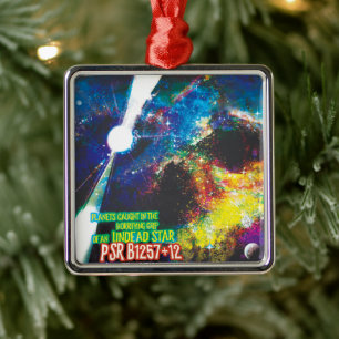 Zombie Worlds Halloween Galaxy of Horrors Metal Tree Decoration