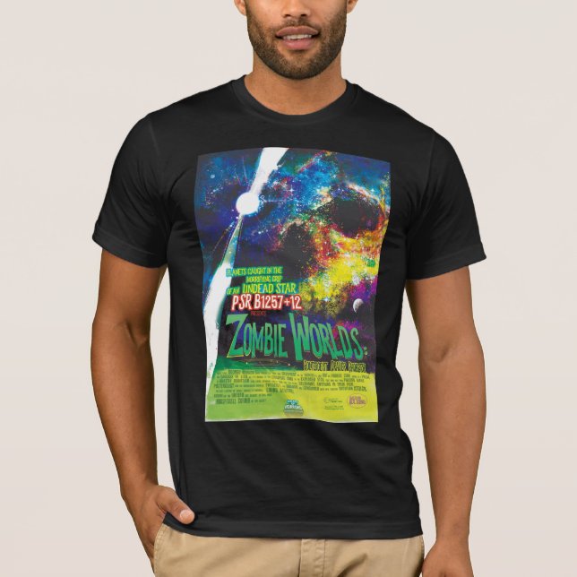 Zombie Worlds Halloween Galaxy of Horrors T-Shirt (Front)