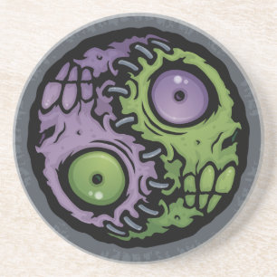 Zombie Yin-Yang Coaster