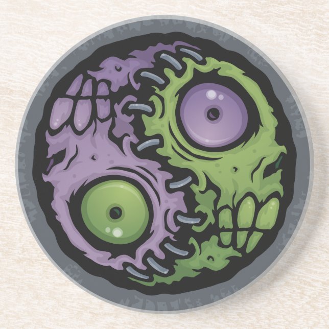 Zombie Yin-Yang Coaster (Front)
