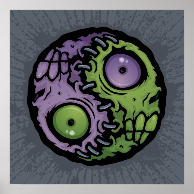 Zombie Yin-Yang Poster (Front)