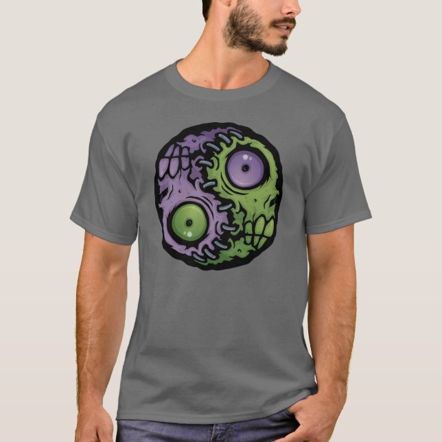Zombie Yin-Yang T-Shirt (Front)