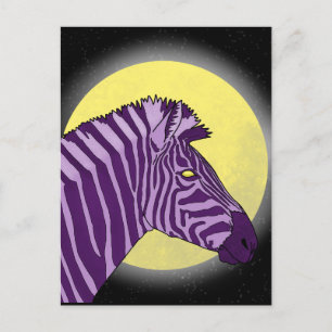 Zombie Zebra Card