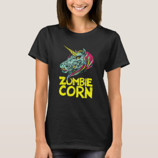 Zombiecorn Zombie Unicorn Halloween Animal Skelet T-Shirt