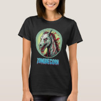 Zombiecorn Zombie Unicorn I Love Brainbows Punk Ha
