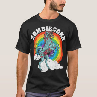 Zombiecorn Zombie Unicorn Lovers Halloween Animal  T-Shirt