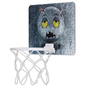 Zombiemoji Vintage Mini Basketbasket Mini Basketball Hoop