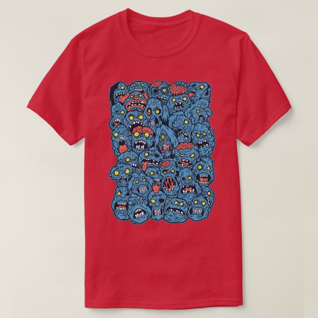 ZOMBIEPALOOZA BLUE T-Shirt (Design Front)