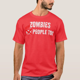 Zombies Are Were People Too Funny Halloween 6960 T-Shirt