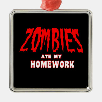 Zombies Ate My Homework Metal Tree Decoration