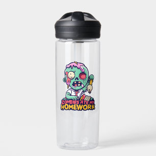 Zombies Ate My Homework Water Bottle
