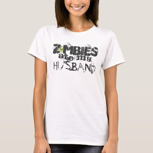 Zombies Ate My Husband Bella Flowy Circle Top (Front)