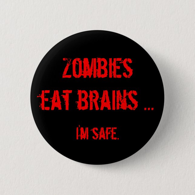 Zombies Button (Front)