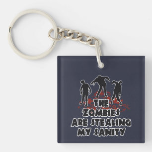 Zombies custom colour key chain