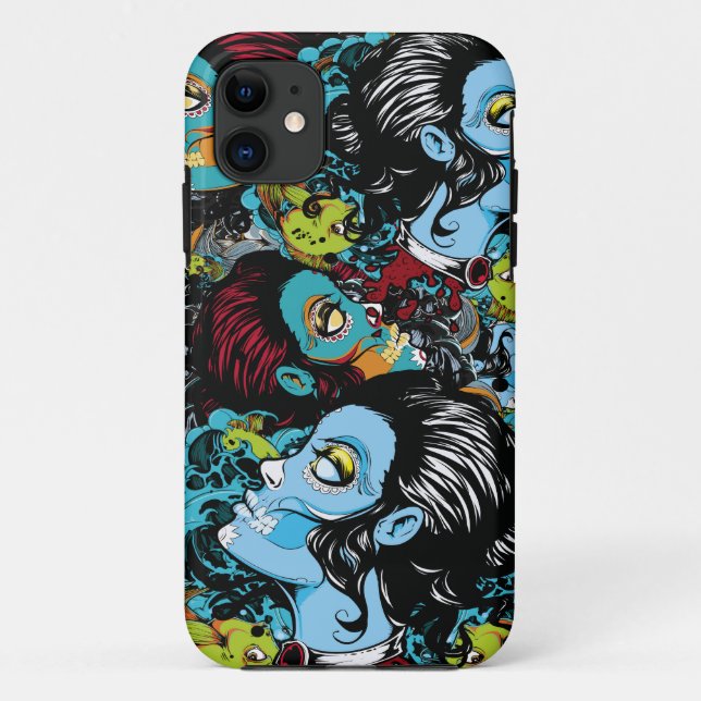 Zombies Everywhere Case-Mate iPhone Case (Back)