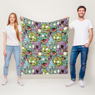 Zombies! Fleece Blanket