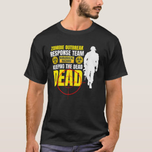 Zombies Hate Fast Food Funny Zombie Men Women T-Shirt