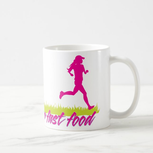 Zombies Hate Fast Food (Girls) Coffee Mug (Right)