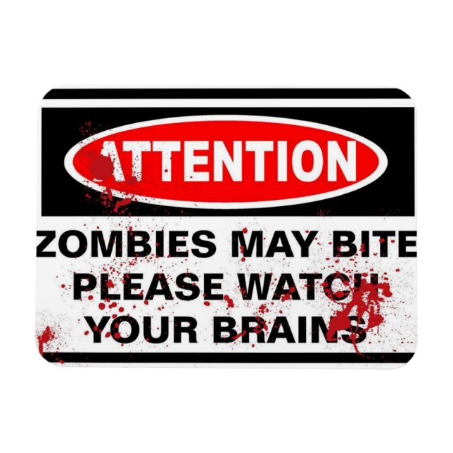zombies magnet (Horizontal)