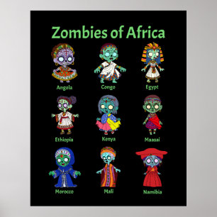 Zombies of Africa Poster
