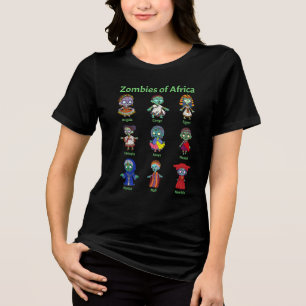 Zombies of Africa Tri-Blend Shirt
