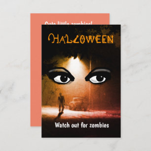 Zombies on Halloween Card