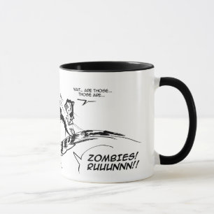 ZOMBIES RUNNNNN!!!! A Three Jaguars Mug