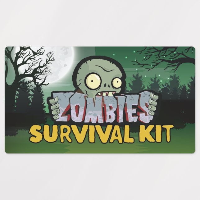 Zombies Survival Kit Party (Design 2)