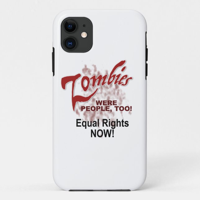 zombies were people too Case-Mate iPhone case (Back)