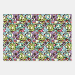 Zombies! Wrapping Paper Sheet