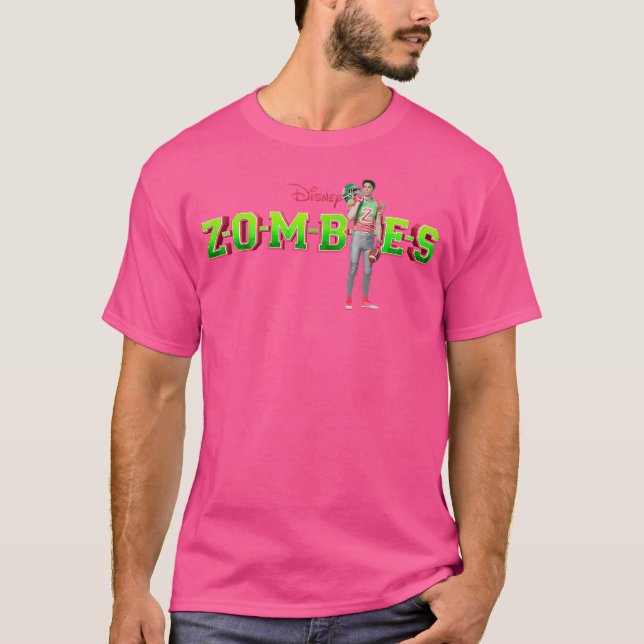 Zombies Zed Football Captain Captain T-Shirt (Front)