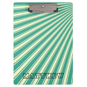 Zomp Colour Stripe Funky Pattern Clipboard